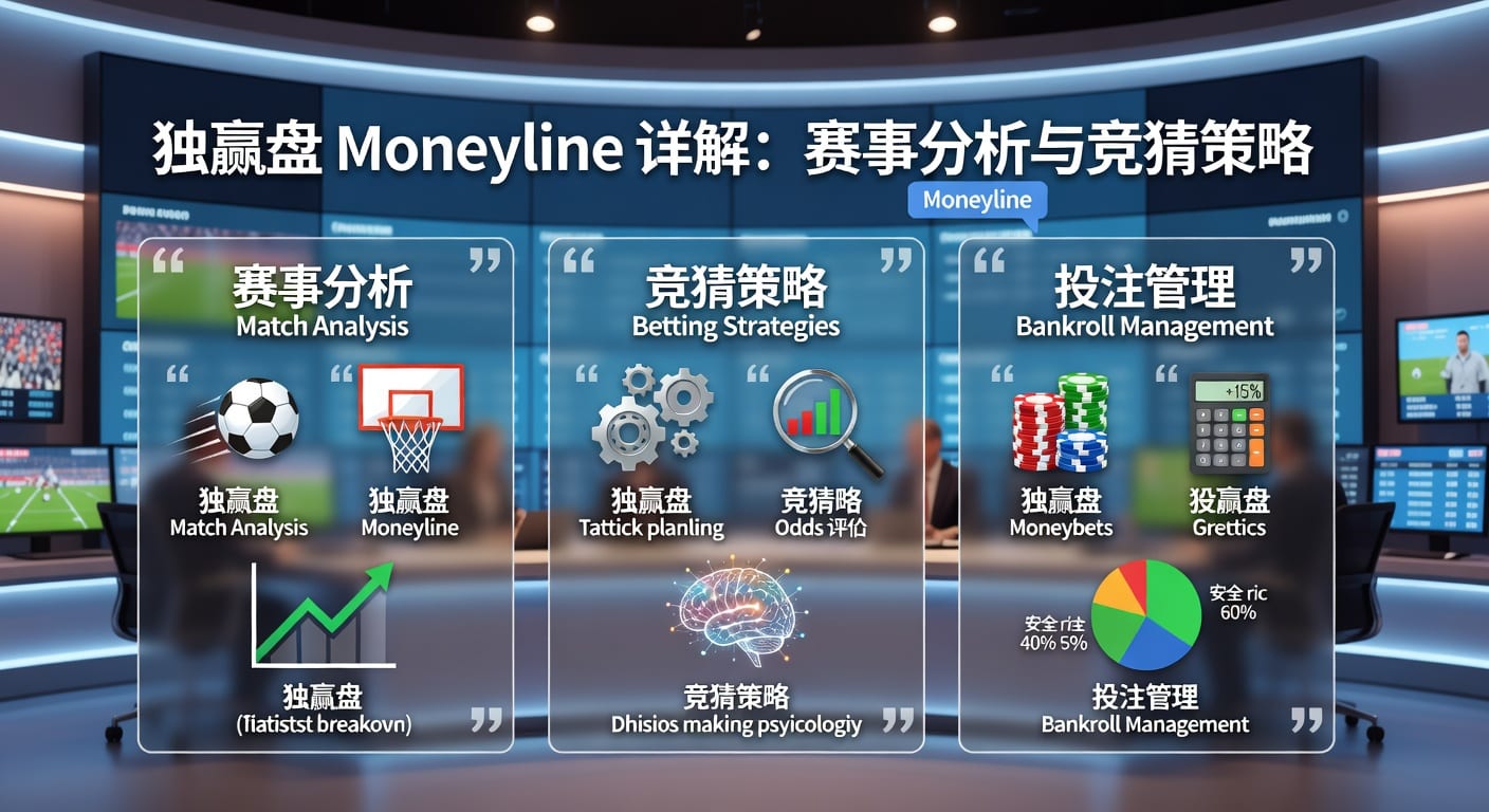 独赢盘 moneyline 实战解析｜胜负盘投注技巧与判断