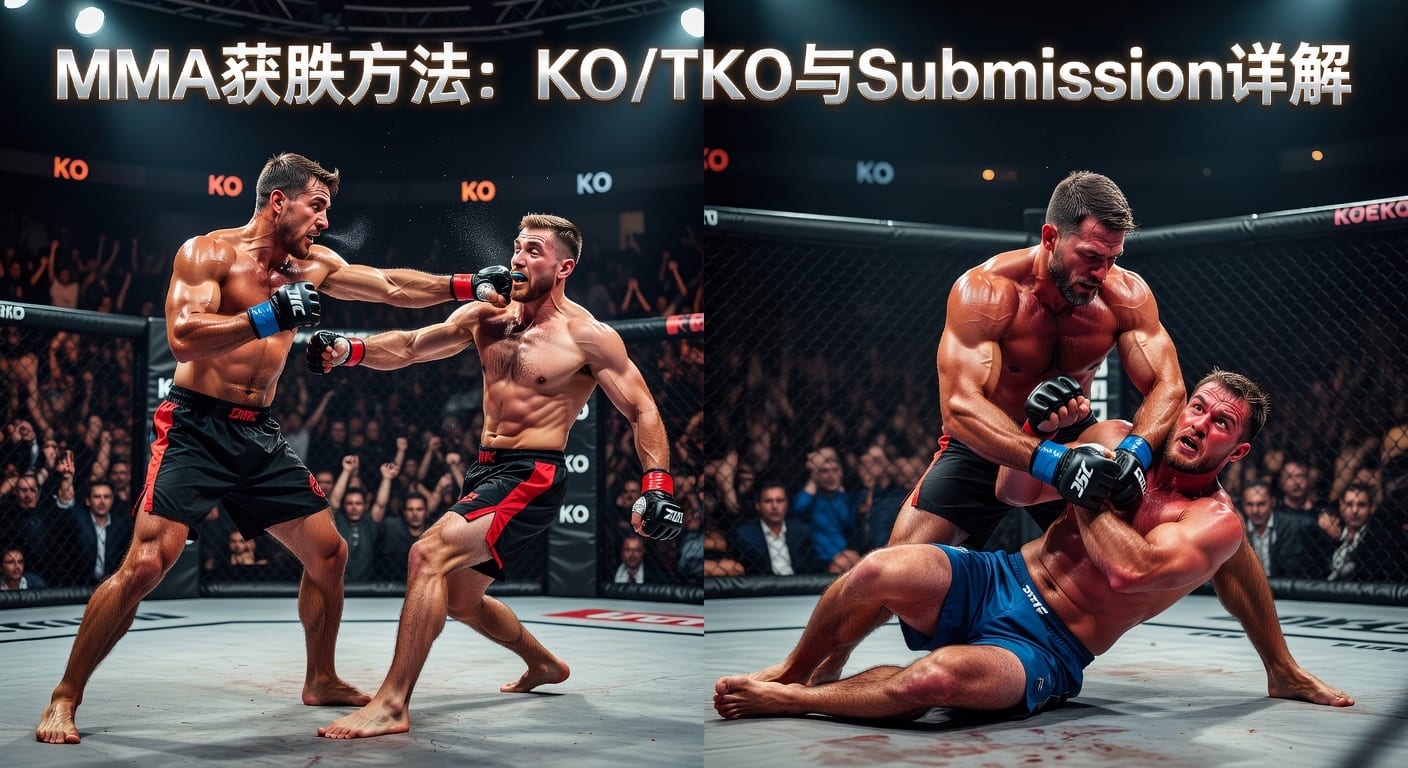 MMA方法 KO/TKO与Submission胜利路径解读